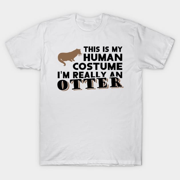 Otter costume men animal motif otter women T-Shirt by FindYourFavouriteDesign